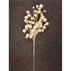 Bogyós ág 50cm - Krém