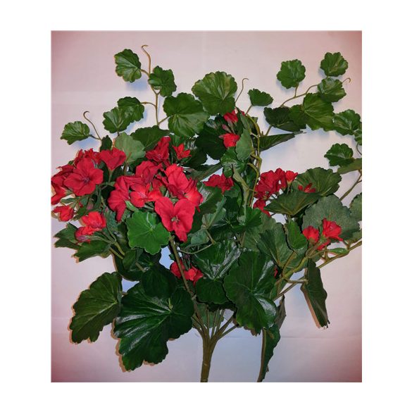 Futó muskátli 10ágas 65 cm - Piros