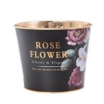 Kaspó virágos 22x18 cm