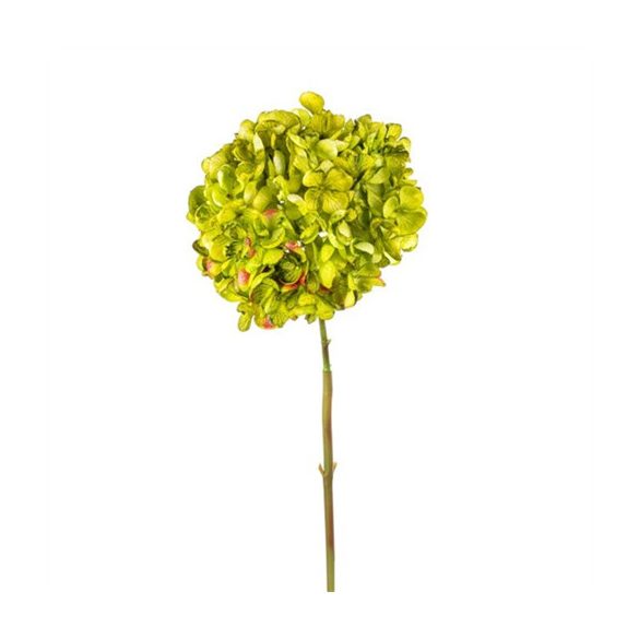 Hortenzia selyemvirág 62cm - Zöld