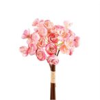 Boglárka selyemvirág csokor 38cm - Rózsaszín