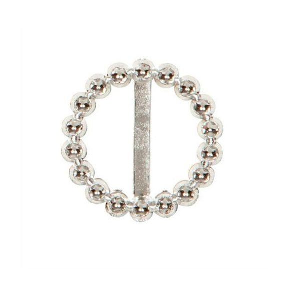 Bros kerek 28mm - Ezüst S/48