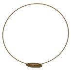 Állvány fém kör alakú 25cm - Arany