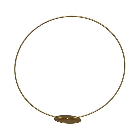 Állvány fém kör alakú 25cm - Arany