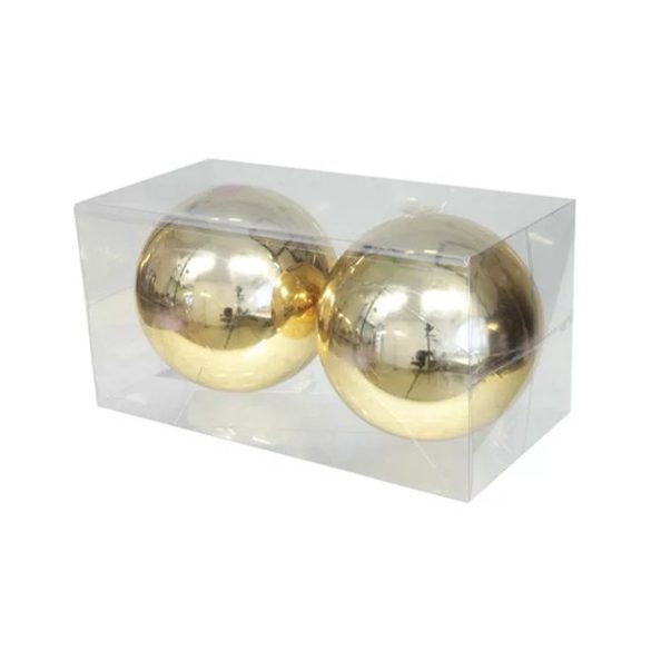Műanyag gömb 18cm - Arany /DB