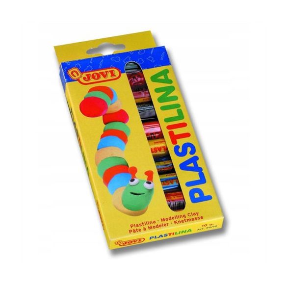 PLASTILINA gyurma (10x15g) - 10szín