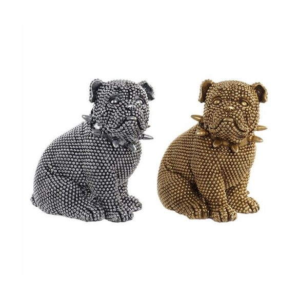 Figura bulldog poly 20,5x14,5x22 cm - 2 féle