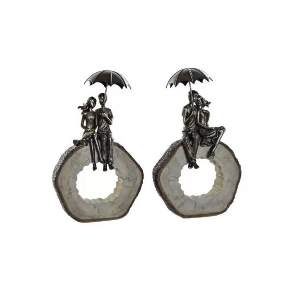 Figura műgyanta pár régies 18,5x8x26cm - 2féle
