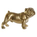 Figura bulldog poly 38x17x23cm - Arany
