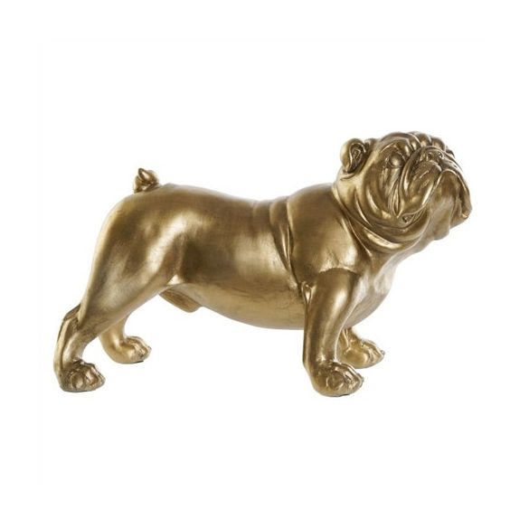 Figura bulldog poly 38x17x23cm - Arany