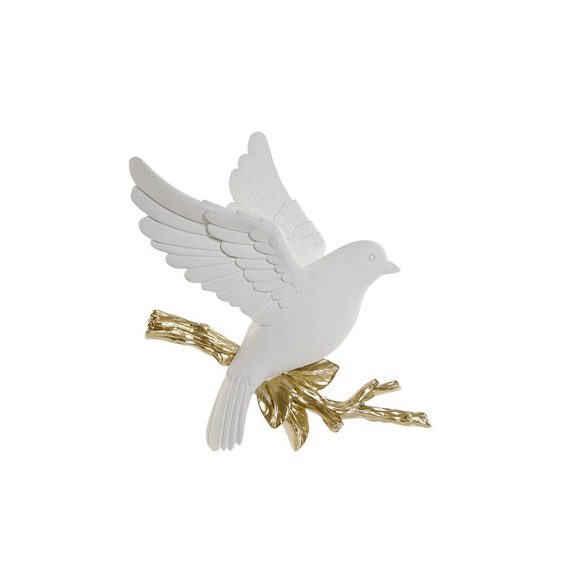 Galamb akasztható poly 21 cm x 25 cm - Fehér