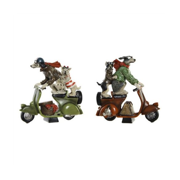 Figura kutyák motor 23x10x23cm - 2féle
