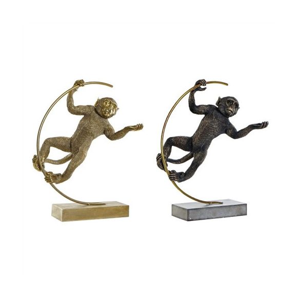 Figura majom poly 33x25x48cm - 2 féle
