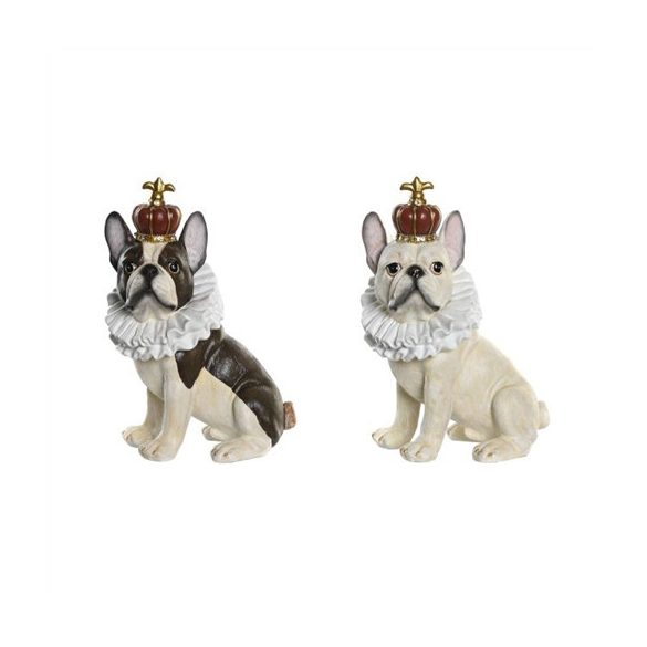 Figura kutya poly 16x11x22,5cm - 2 féle