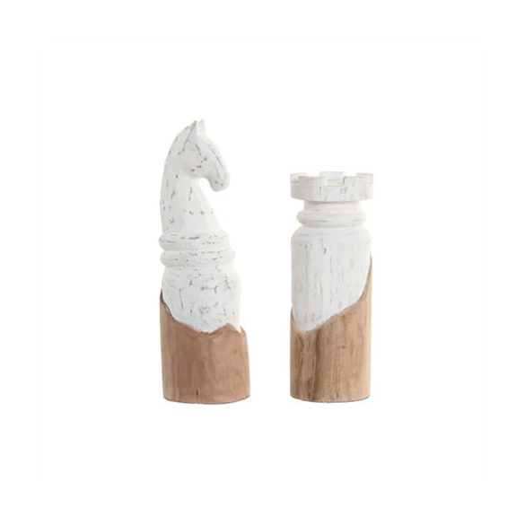 Figura sakk vésett 12x11x36cm - 2féle