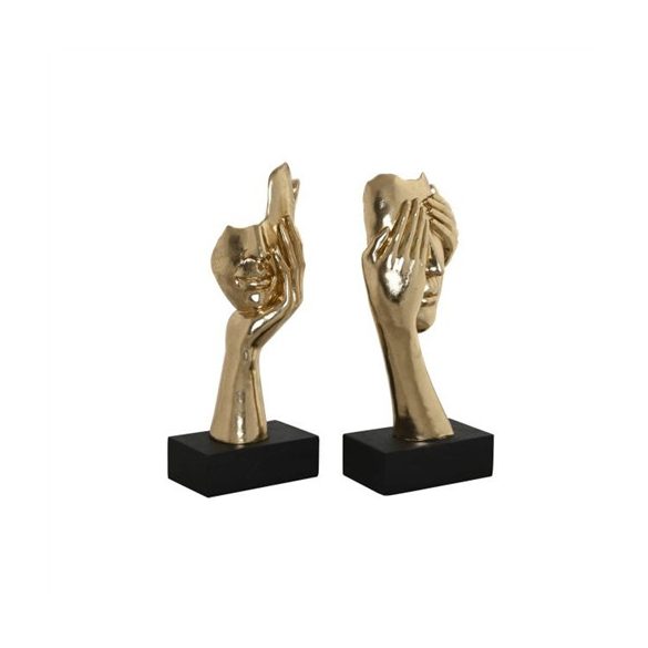 Figura arc poly 20,5x14,5x42,5cm - Arany 2 féle
