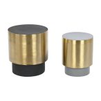 Kisasztal szett fém 35,5x35,5x40vm - Fehér, fekete