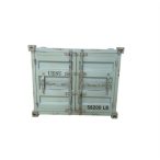 Láda fém 89x41,5x45,5cm - Kék