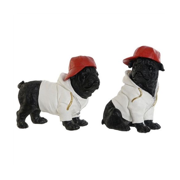 Figura bulldog poly 25x12x21cm - 2féle