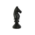 Figura ló poly 15x13,5x33cm - Fekete