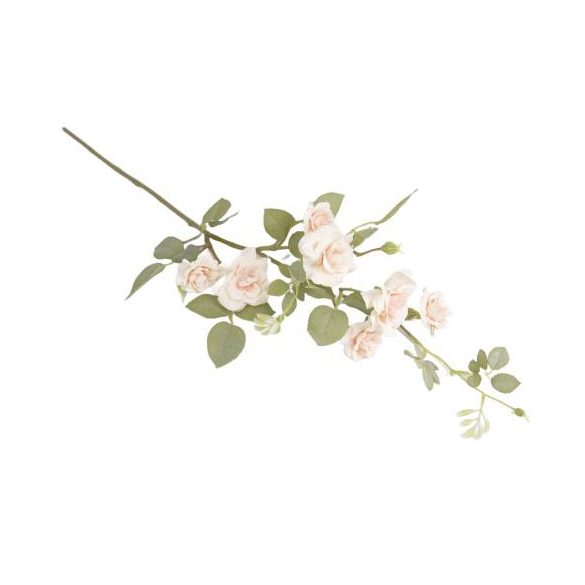 Rózsa ág kisvirágú 77 cm - Rózsaszín