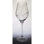 Üveg pohár swarovski dísszel bor 360ml átlátszó S/2