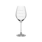   Üveg pohár boros "good day" felirattal 360ml S/2db