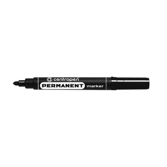 Centropen Alkoholos marker kerek - Fekete