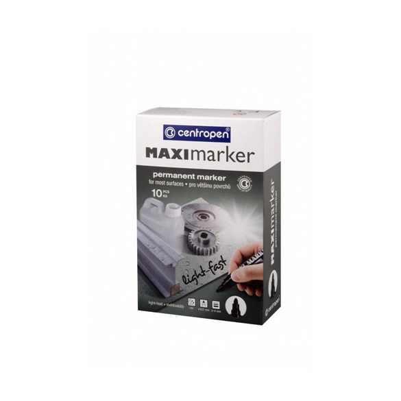 Centropen alkoholos maxi marker 2-4mm UV álló - Fekete