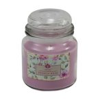 Aromagyertya üvegben 424g - Francia rózsa