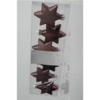 Csillag műanyag 60mm - Mályva S/6