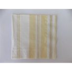 Ambiente szalvéta 33x33cm 20db/csom. Classic Stripes creme