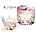 porcelán teáskészlet+bögre díszdobozban Maxima