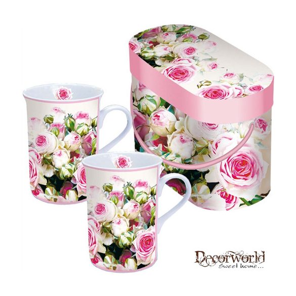 Porcelán bögre sett/2db maxima