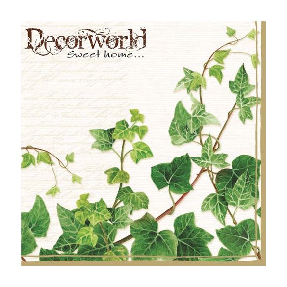 Ambiente szalvéta 33x33cm 20db/csom. Tendril Cream