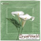 Ambiente szalvéta 33x33cm 20db/csom. Forever yours green