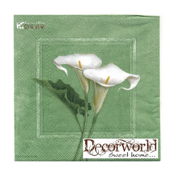 Ambiente szalvéta 33x33cm 20db/csom. Forever yours green