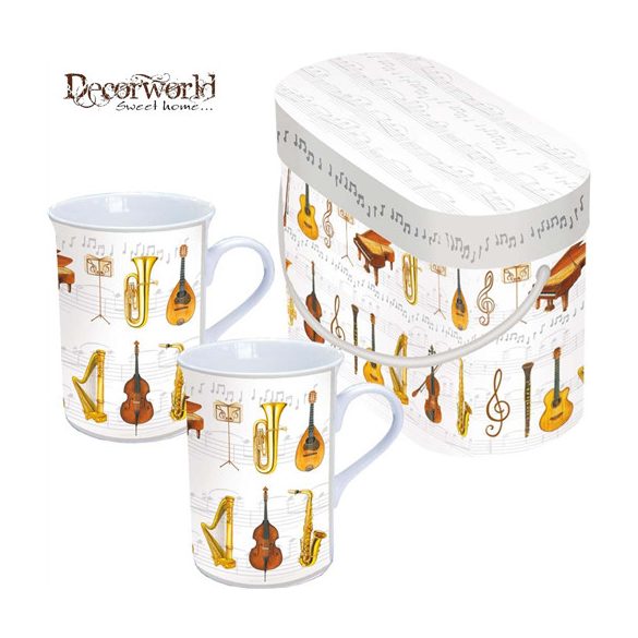 porcelán bögre sett/2db Orchesra