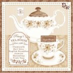 Ambiente szalvéta 33x33cm 20db/csom. Tea time brown