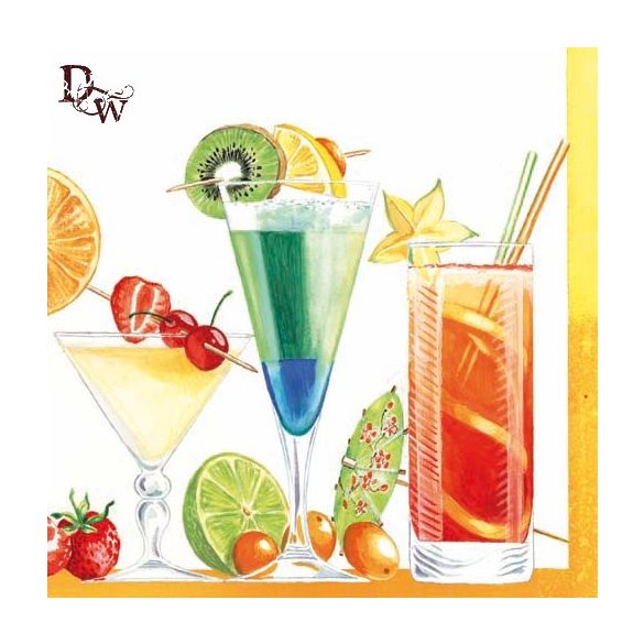 Ambiente szalvéta 33x33cm 20db/csom. Coctail