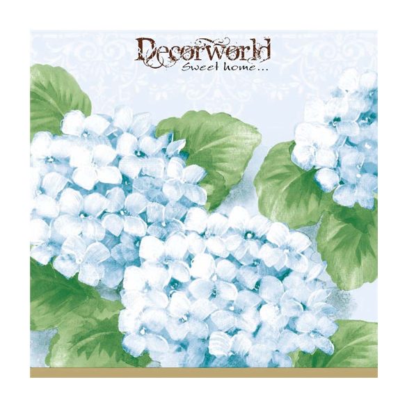 Ambiente szalvéta 33x33cm 20db/csom. Hortensia Blue