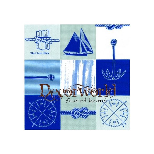 Ambiente szalvéta 33x33cm 20db/csom. Nautic