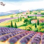 Ambiente szalvéta 33x33cm 20db/csom. Lavender Fields