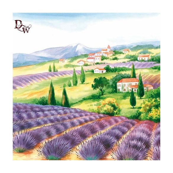 Ambiente szalvéta 33x33cm 20db/csom. Lavender Fields