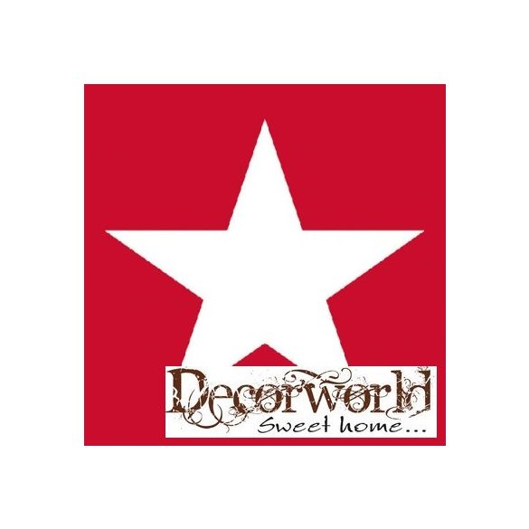 Ambiente szalvéta 33x33cm 20db/csom. Star Red