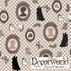   Ambiente szalvéta 33x33cm 20db/csom. Victorian Vintage Brown