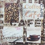 Ambiente szalvéta 33x33cm 20db/csom. Kaffee