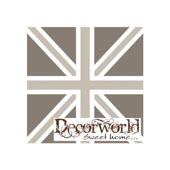 Ambiente szalvéta 33x33cm 20db/csom. Union Jack Sand