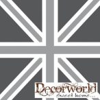 Ambiente szalvéta 33x33cm 20db/csom. Union Jack Grey