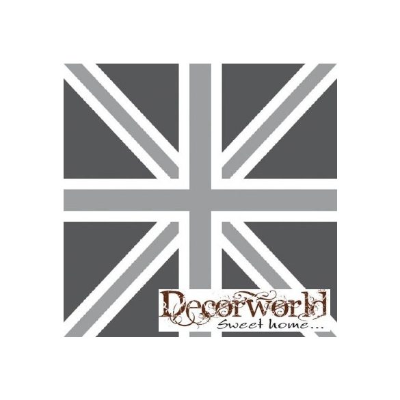 Ambiente szalvéta 33x33cm 20db/csom. Union Jack Grey